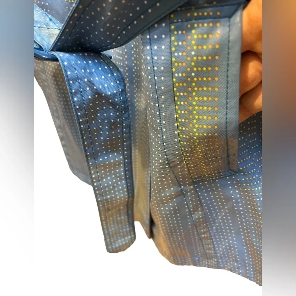 Tulle Women’s Lined blue dotted trench coat in Small - Picture 9 of 15